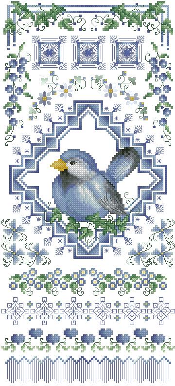 Bird Sampler Blue Bird